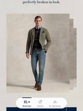 Ralph Lauren Polo Sullivan Slim Jeans - Blue Denim